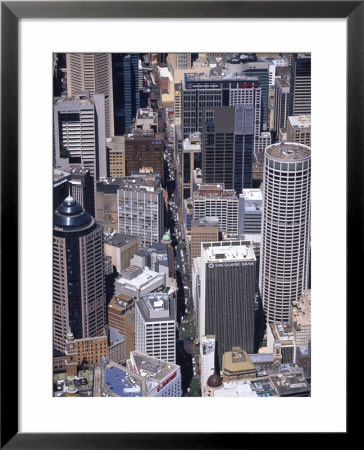 Pitt Street And Sydney Cbd, Sydney, Australia by David Wall Pricing Limited Edition Print image
