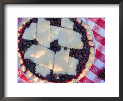 Fresh Baked Huckleberry Pie, Montana, Usa by Chuck Haney Pricing Limited Edition Print image