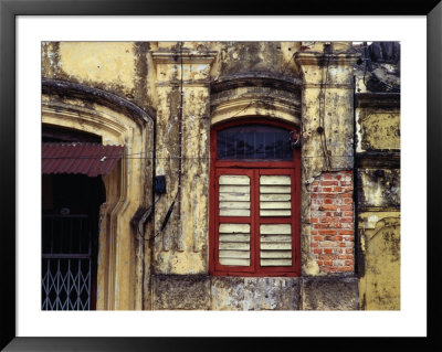 Detail Of Window Shutter And Wall, Georgetown, Penang, Malaysia by Richard I'anson Pricing Limited Edition Print image