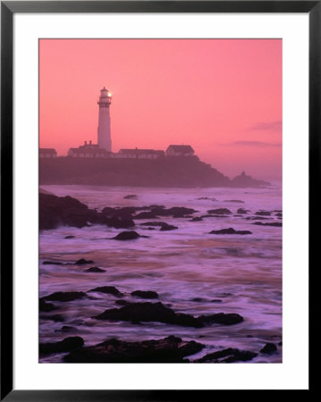 Sunrise Over Pigeon Point Lighthouse Of San Mateo County, San Francisco, California, Usa by Stephen Saks Pricing Limited Edition Print image