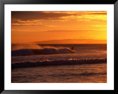 Surfer At St. Kilda Beach, Dunedin, New Zealand by David Wall Pricing Limited Edition Print image