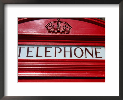 Detail Of Old Public Telephone Box, London, United Kingdom by Charlotte Hindle Pricing Limited Edition Print image