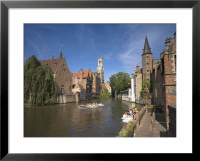 Belfort And River Dijver, Bruges, Flanders, Belgium by Alan Copson Pricing Limited Edition Print image