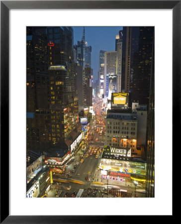 Broadway Looking Towards Times Square, Manhattan, New York City, Usa by Alan Copson Pricing Limited Edition Print image