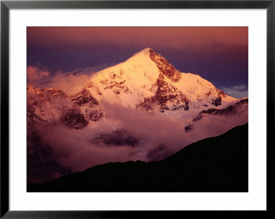 Sunset On Mt. Trisul In Uttarakhand, Uttar Pradesh, India by Richard I'anson Pricing Limited Edition Print image