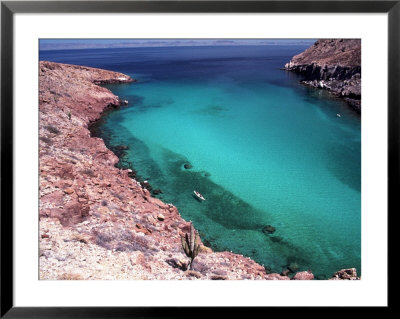 Kayakers And Sky, Land And Water Of Baja, Ca by Steve Stroud Pricing Limited Edition Print image