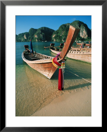 Boats On Beach, Koh Phi Phi, Thailand by Jacob Halaska Pricing Limited Edition Print image
