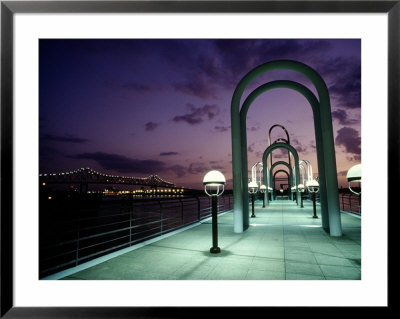 Riverfront At Sunset, Baton Rouge, Louisiana by Kevin Leigh Pricing Limited Edition Print image