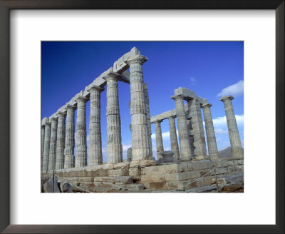 Temple Of Poseidon, Cape Sounion, Greece by Phyllis Picardi Pricing Limited Edition Print image