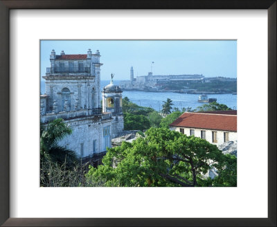 Aerial View Of Ocean And Building, Havana, Cuba by Peter Adams Pricing Limited Edition Print image