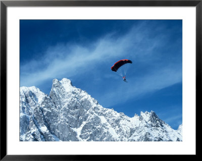 Para-Skier, Mt. Blanc, Italy, France by Pat Canova Pricing Limited Edition Print image