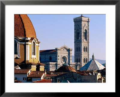 The Campanile Seen Over Rooftops, Florence, Italy by Oliver Strewe Pricing Limited Edition Print image