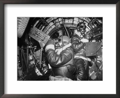 B-17 Flying Fortress Bomber During Bombing Raid Launched By Us 8Th Bomber Command From England by Margaret Bourke-White Pricing Limited Edition Print image