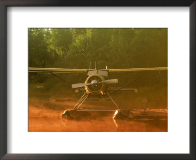 Morning Mist Floatplane, Ak by Jim Oltersdorf Pricing Limited Edition Print image