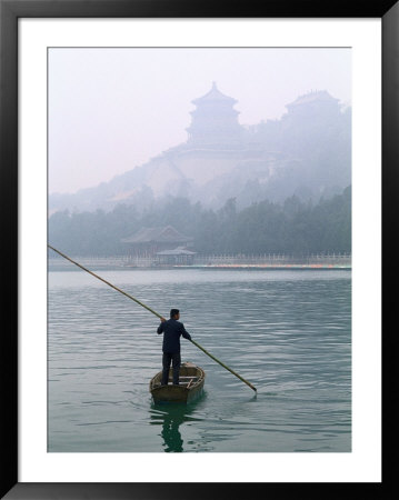 Man Rafting, Beijing, China by Bill Bachmann Pricing Limited Edition Print image