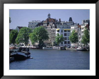 Amstel River, Amsterdam, Holland by Walter Bibikow Pricing Limited Edition Print image