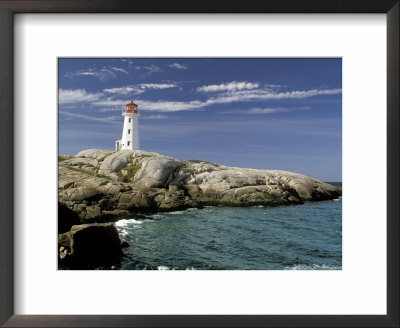 Peggy's Cove Lighthouse, Nova Scotia, Canada by Dennis Macdonald Pricing Limited Edition Print image