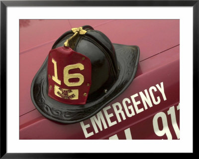 Old Fire Helmet by Ed Lallo Pricing Limited Edition Print image