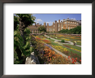 Sunken Gardens, Hampton Court Palace, Greater London, England, United Kingdom by Walter Rawlings Pricing Limited Edition Print image