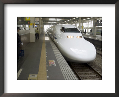 Shinkansen Bullet Train, Tokyo, Japan by Christian Kober Pricing Limited Edition Print image