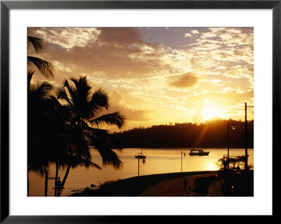 Samana Bay At Sunset, Samana, Dominican Republic by Wayne Walton Pricing Limited Edition Print image