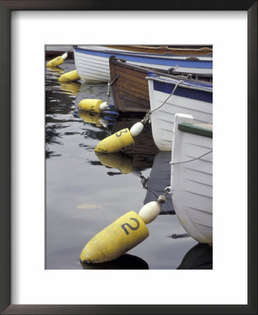 Mooring Buoys At The Center For Wooden Boats, Seattle, Washington, Usa by John & Lisa Merrill Pricing Limited Edition Print image
