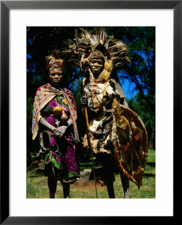 Kikuyu Witch Doctor And His Assistant, Nyahururu, Kenya by Anders Blomqvist Pricing Limited Edition Print image