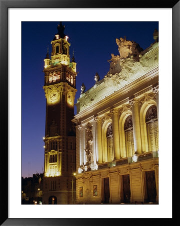 Opera And Chamber Of Commerce, Lille, Nord, France, Europe by John Miller Pricing Limited Edition Print image