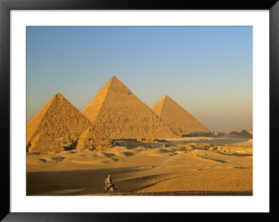 Giza Pyramid, Giza Plateau, Old Kingdom, Egypt by Kenneth Garrett Pricing Limited Edition Print image