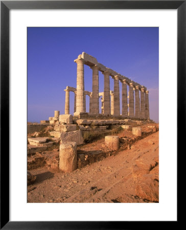 Temple Of Poseidon, Attica, Greece by Walter Bibikow Pricing Limited Edition Print image
