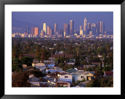 Skyline, Los Angeles, Ca by John Connell Pricing Limited Edition Print image