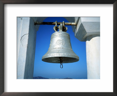 Church Bell, Santorini, Greece by Mark Segal Pricing Limited Edition Print image