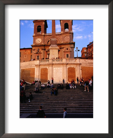 Spanish Steps, Popular Meeting Place Rome, Italy by Glenn Beanland Pricing Limited Edition Print image