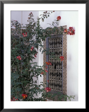 Courtyard With Zellij (Mosaic Tilework), Marrakech, Morocco by John & Lisa Merrill Pricing Limited Edition Print image