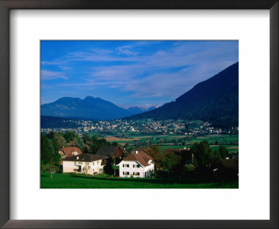 Mauren Village And Austrian Mountains, Schellenberg, Liechtenstein by Martin Moos Pricing Limited Edition Print image