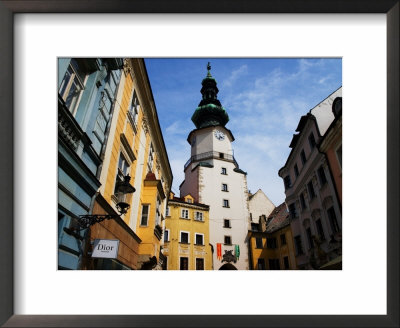 Buildings Near Michael's Tower In Old Town, Bratislava, Slovakia by Glenn Beanland Pricing Limited Edition Print image