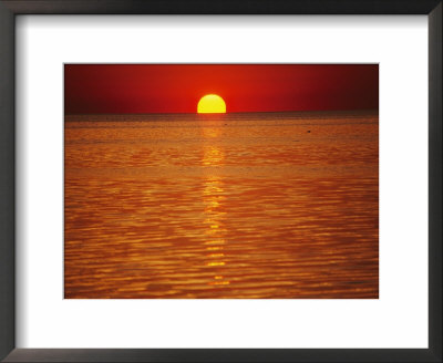 The Sun Sinks Into Pamlico Sound by Stephen St. John Pricing Limited Edition Print image