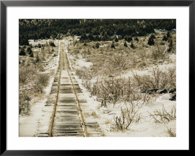 Train Tracks In The Snow by Sam Abell Pricing Limited Edition Print image