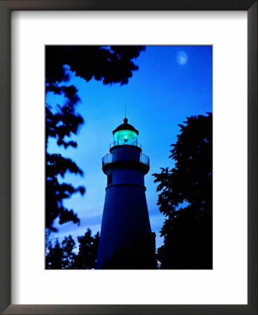Marblehead Peninsula Lighthouse At Dawn, Lake Erie, Marblehead, United States Of America by Jeff Greenberg Pricing Limited Edition Print image