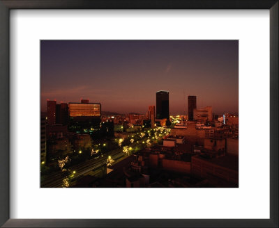 Mexico City At Night by Angelo Cavalli Pricing Limited Edition Print image