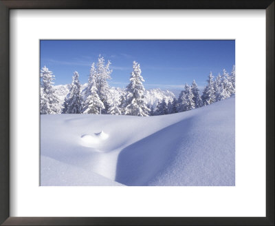 Snow Scene In Austrian Alps by David Boag Pricing Limited Edition Print image