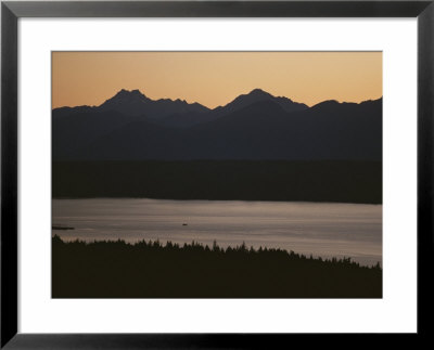A Twilight View Of The Olympic Mountains And Admirality Inlet by Sam Abell Pricing Limited Edition Print image