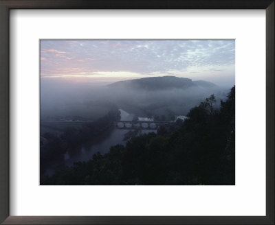 Scenic View Of The Dordogne, Home For Thousands Of Generations Of Paleolithic Hunters by Sisse Brimberg Pricing Limited Edition Print image