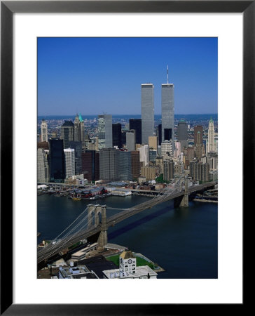 Brooklyn Bridge And East River, Nyc by Mark Gibson Pricing Limited Edition Print image