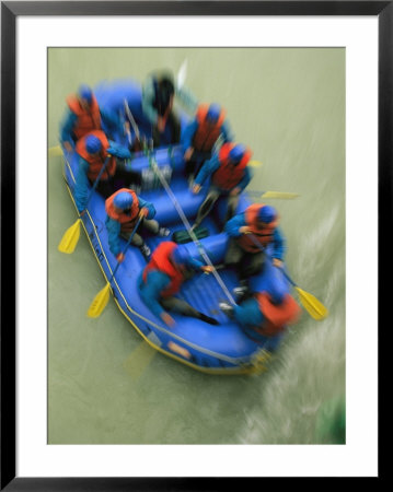 A Raft Trip Down The Rapids Of The Kicking Horse River by Michael Melford Pricing Limited Edition Print image