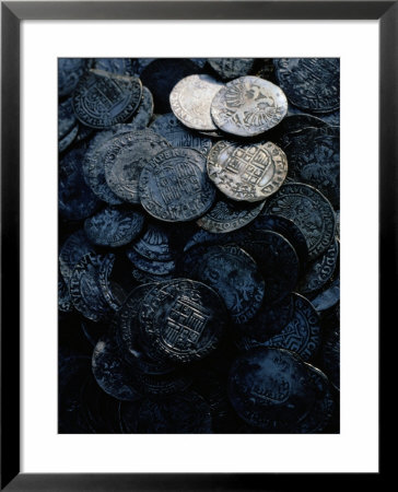 Ancient Coins From Shetland Islands Shipwreck by Bates Littlehales Pricing Limited Edition Print image
