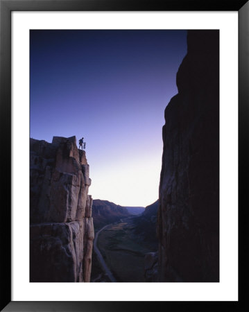 Climber At Unaweep Canyon, Colorado by Bill Hatcher Pricing Limited Edition Print image