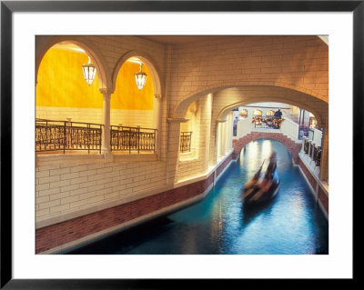 Grand Canal In The Venetian Hotel And Casino, Las Vegas, Nevada, Usa by Brent Bergherm Pricing Limited Edition Print image