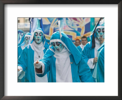 Fasnacht Carnival Costumes And Parade, Basel, Switzerland by Walter Bibikow Pricing Limited Edition Print image