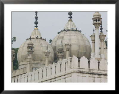 The Red Fort, Moti Masjid Mosque, Delhi, India by Walter Bibikow Pricing Limited Edition Print image